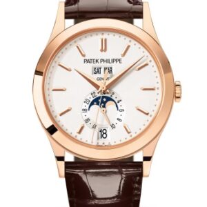 Patek Philippe Complications Rose Gold Silver Dial Watch 5396R-011
